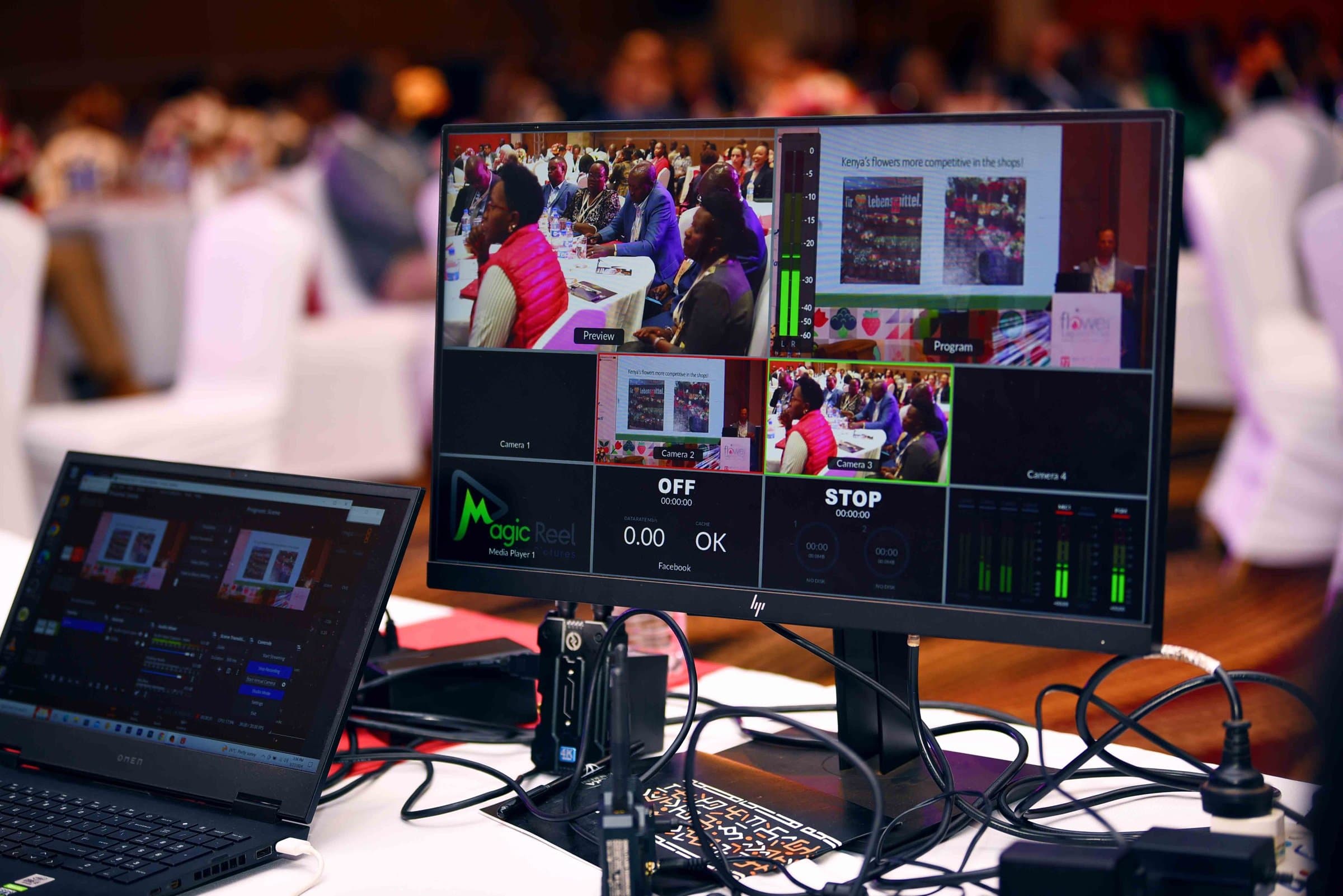 Live stream production desk